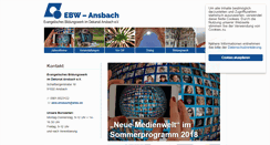 Desktop Screenshot of ebw-ansbach.de